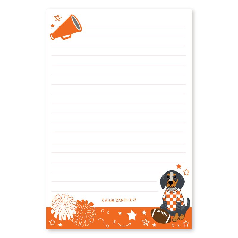 Knoxville Football Game Day 4×6 Lined Notepad