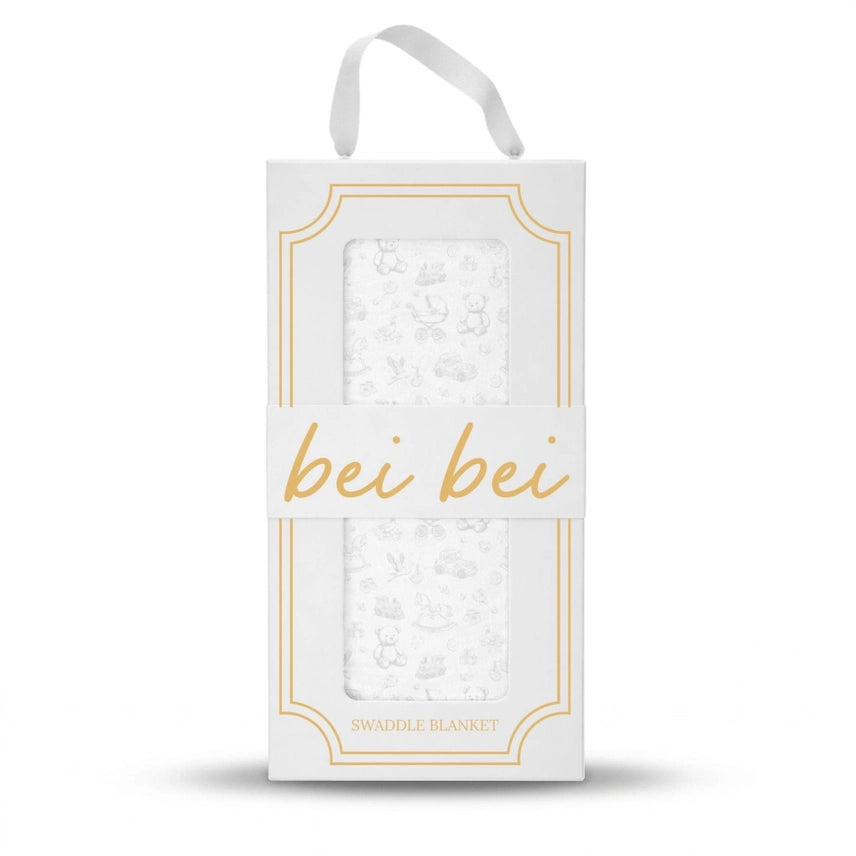 Bei Bei | Nursery Toile Swaddle Blanket