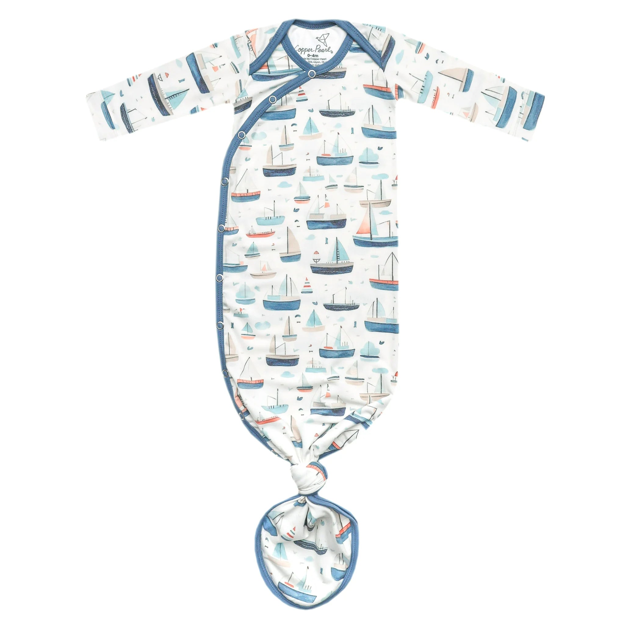 Fischer Newborn Knotted Gown