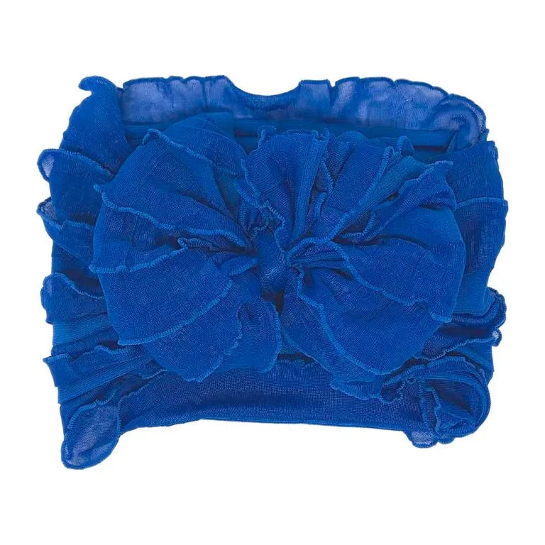 In Awe Ruffled Headband Bows