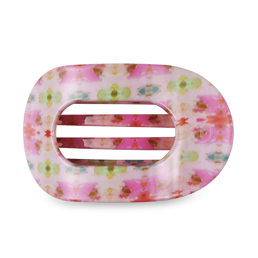 Teleties Giverny Flat Round Hair Clip