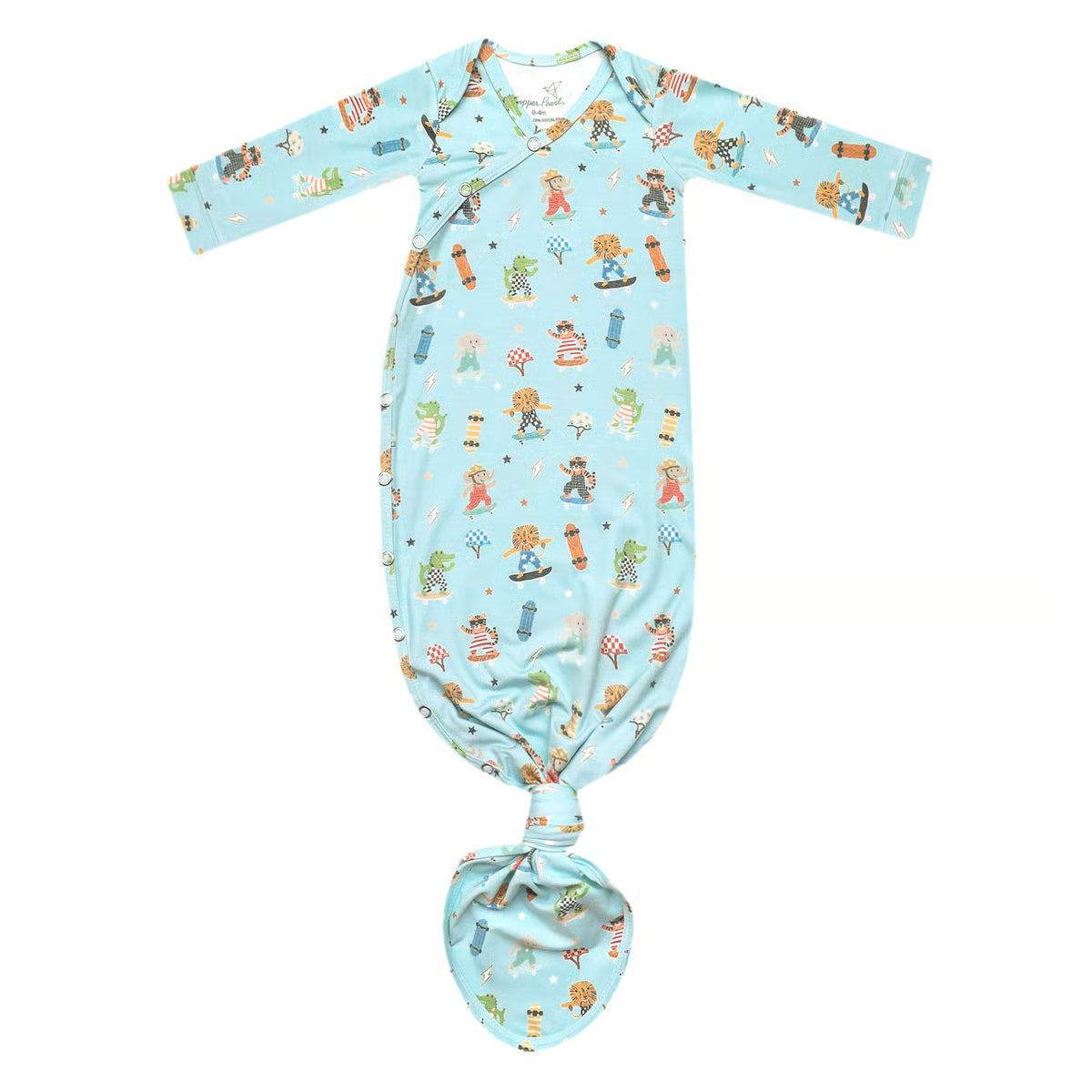 Tanner Newborn Knotted Gown