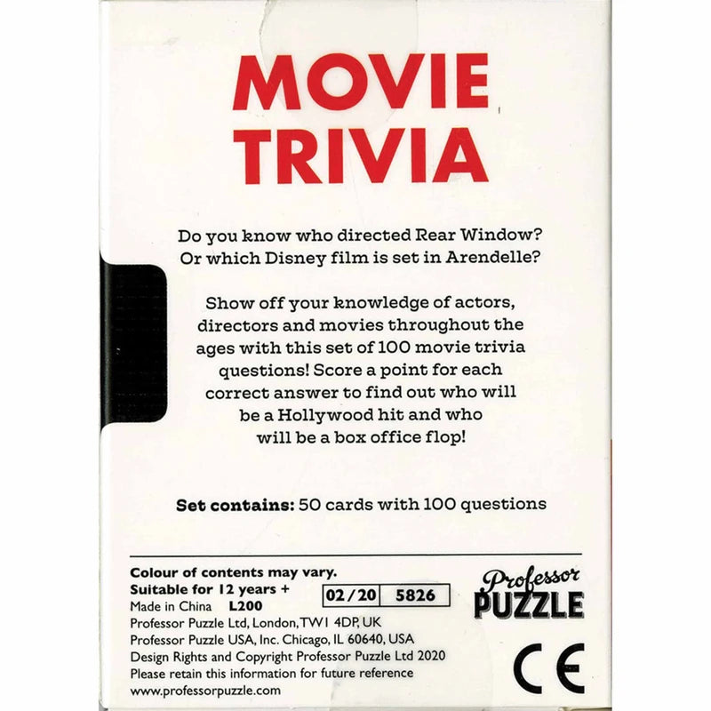 Movie Trivia Party Game
