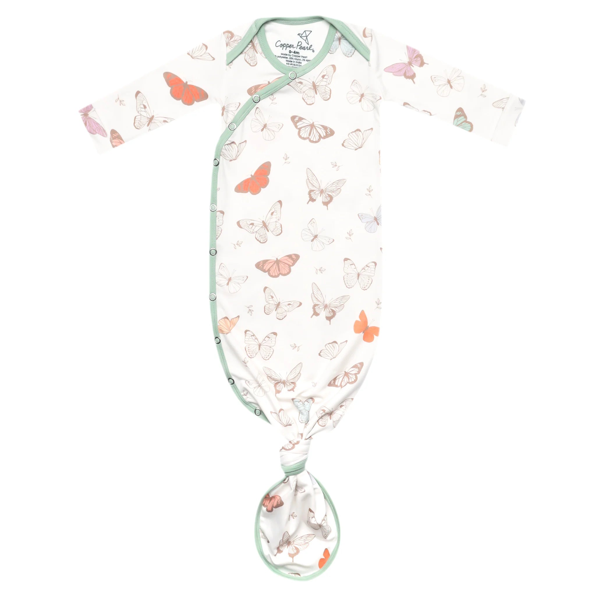 Luna Newborn Knotted Gown