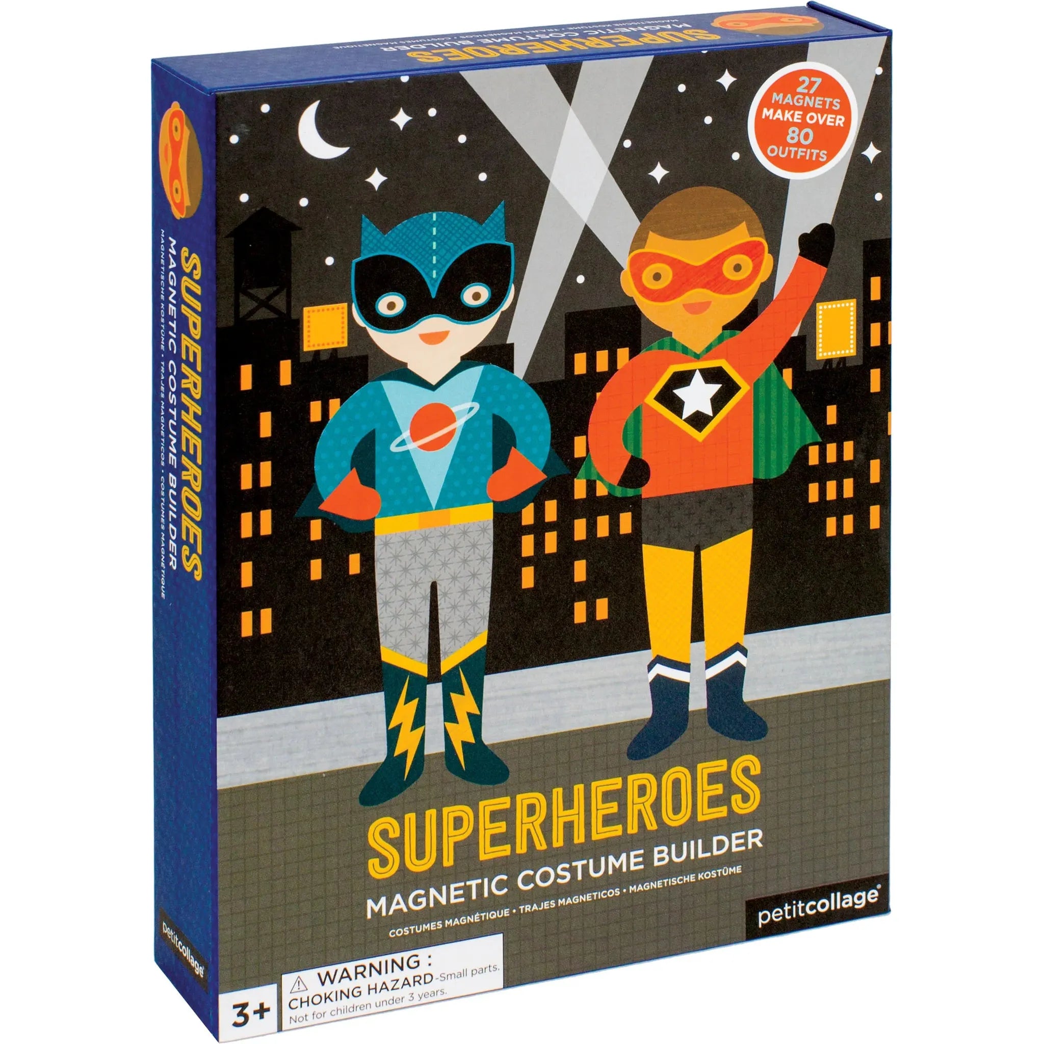Superheroes Magnetic Dress Up Play Set