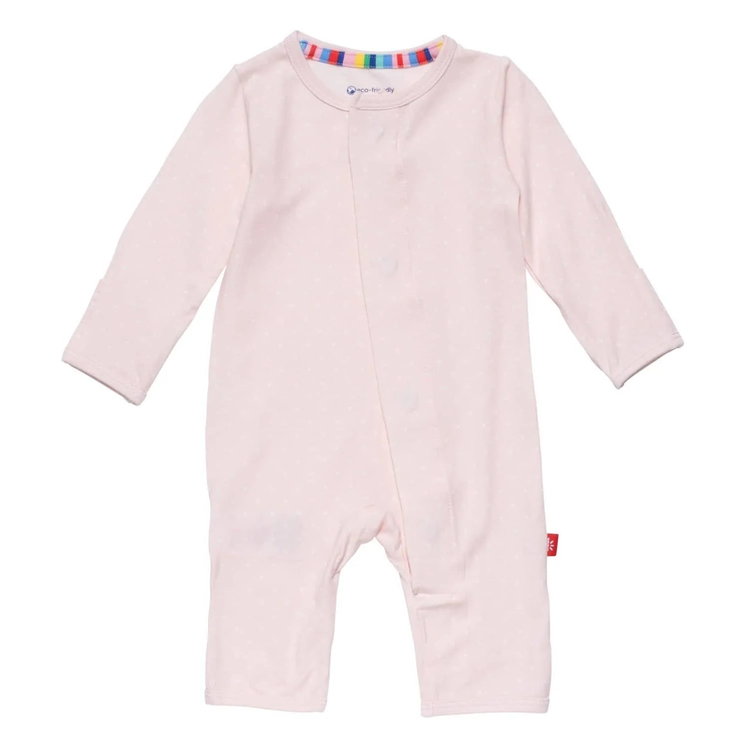 Magnetic Me Pink Pin Dot Coverall