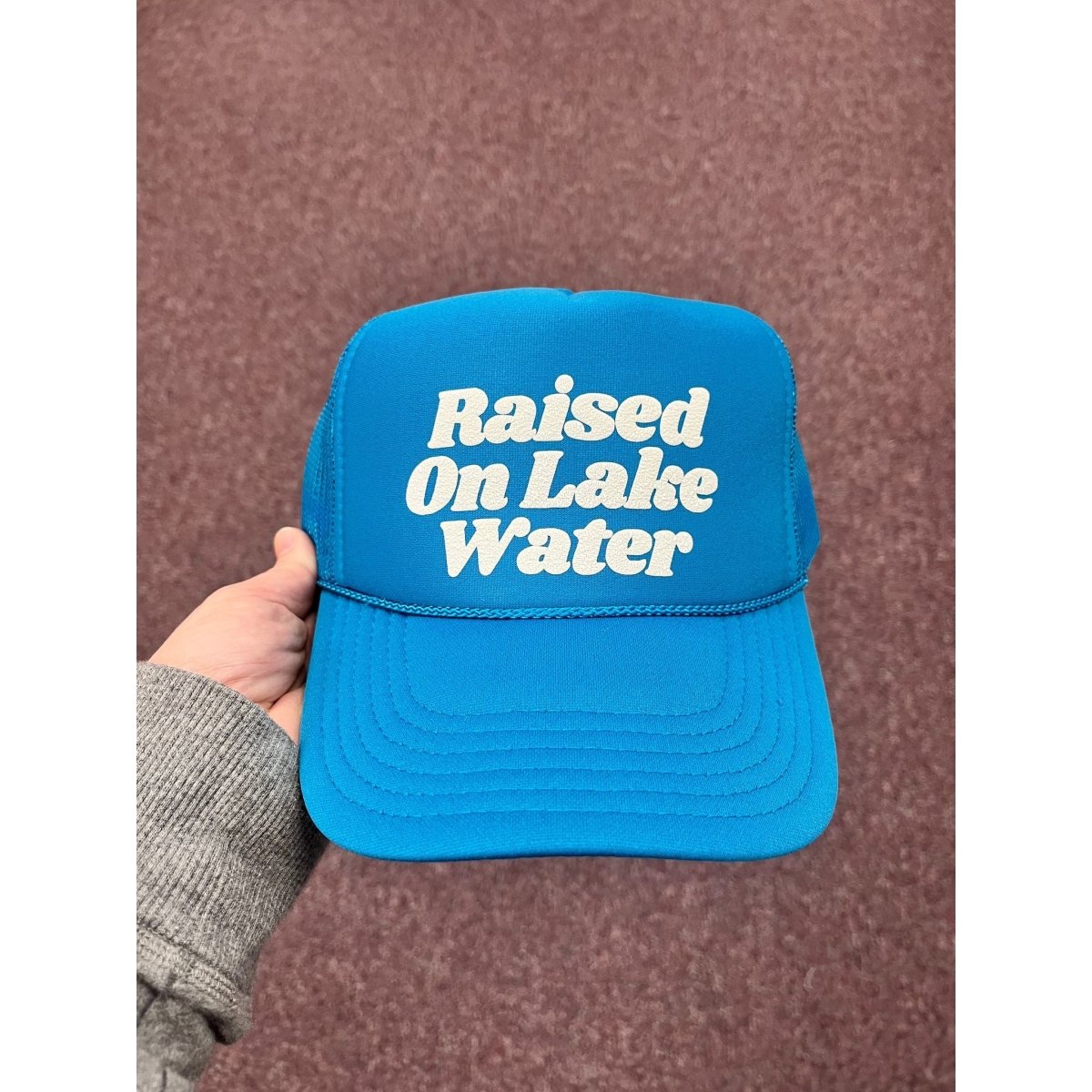 Raised on Lake Water Trucker Hat - Miles and Bishop