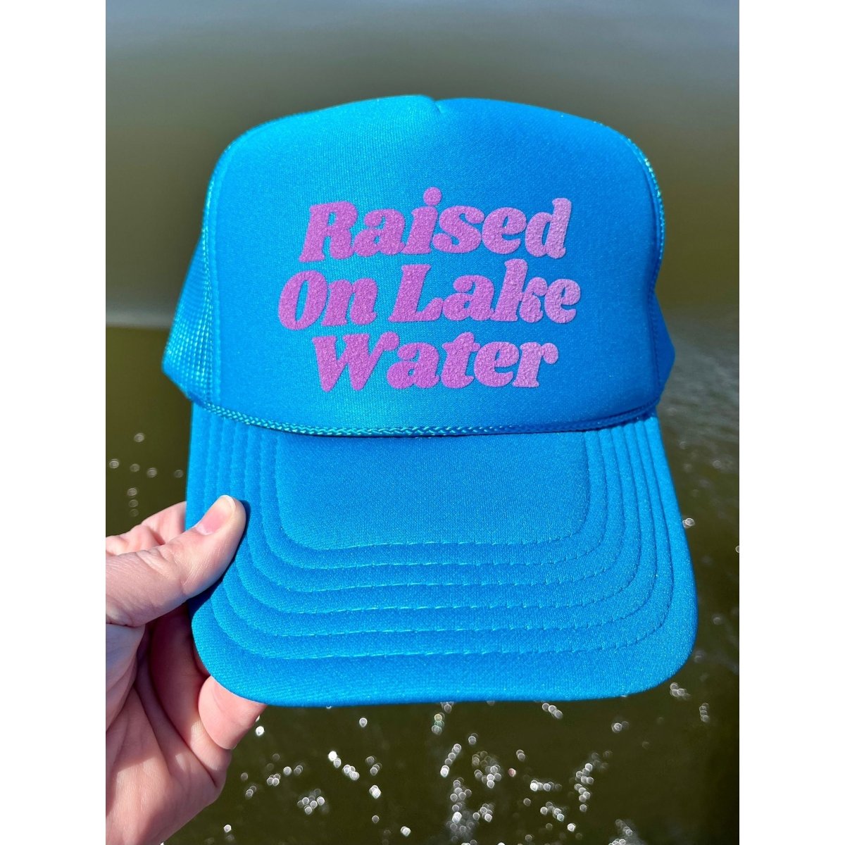 Raised on Lake Water Trucker Hat - Miles and Bishop