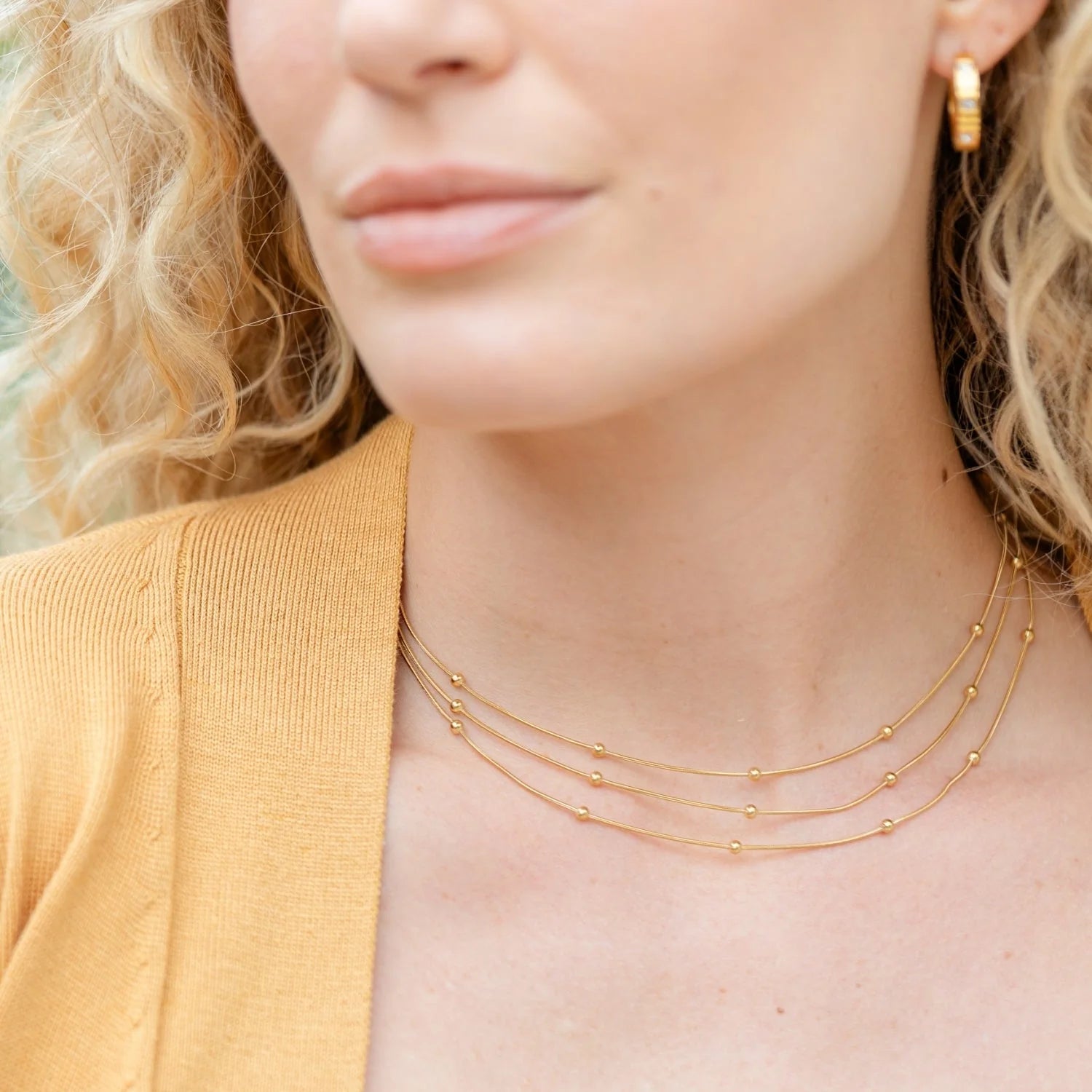 Simplicity Layered Up, Triple Layer Necklace