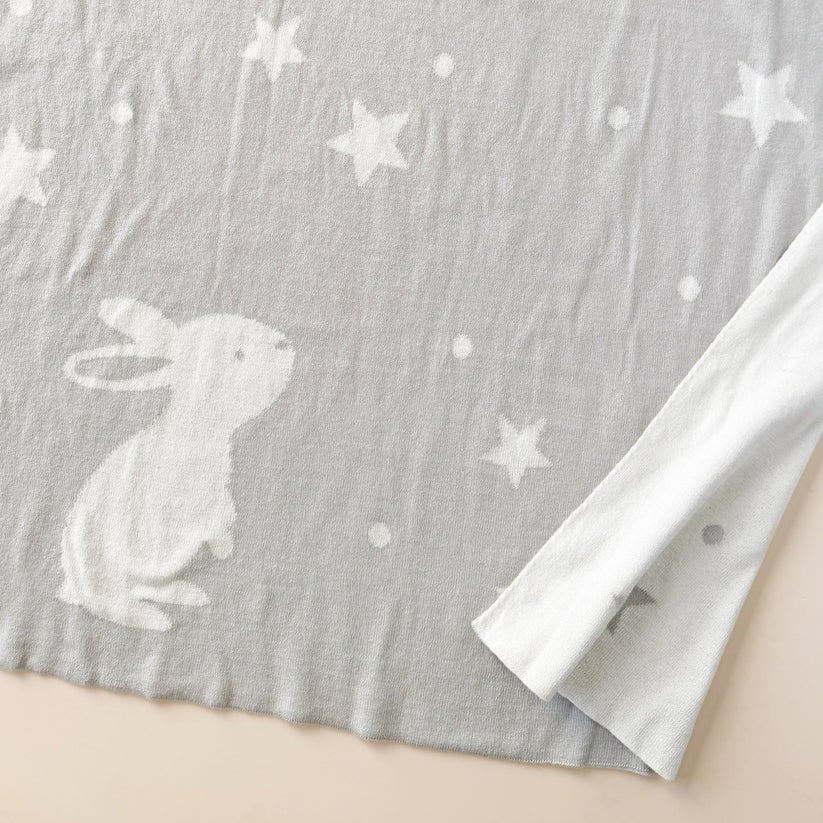 Star Moon Bunny Blanket | Organic Cotton