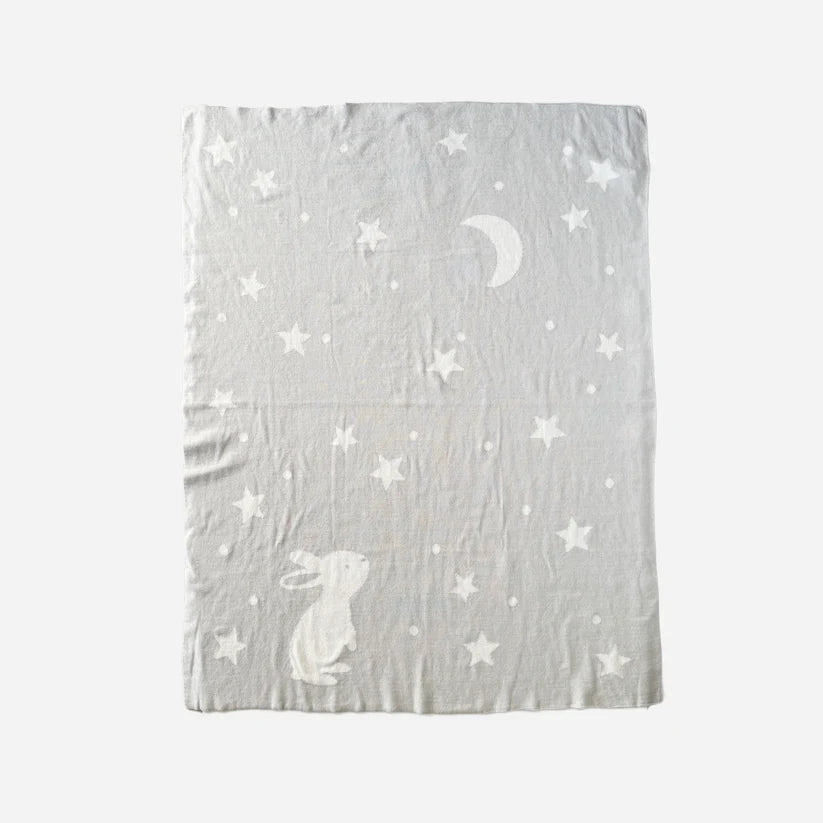Star Moon Bunny Blanket | Organic Cotton