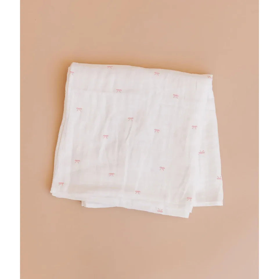 Bow Muslin Swaddle