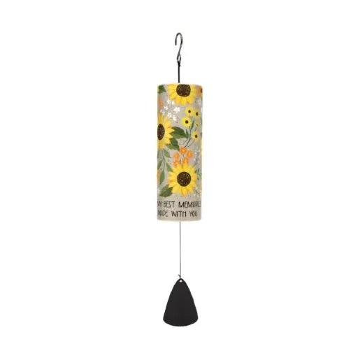 "The Best Memories Were Made With You" 12 1/2 Mini Cylinder Wind Chime