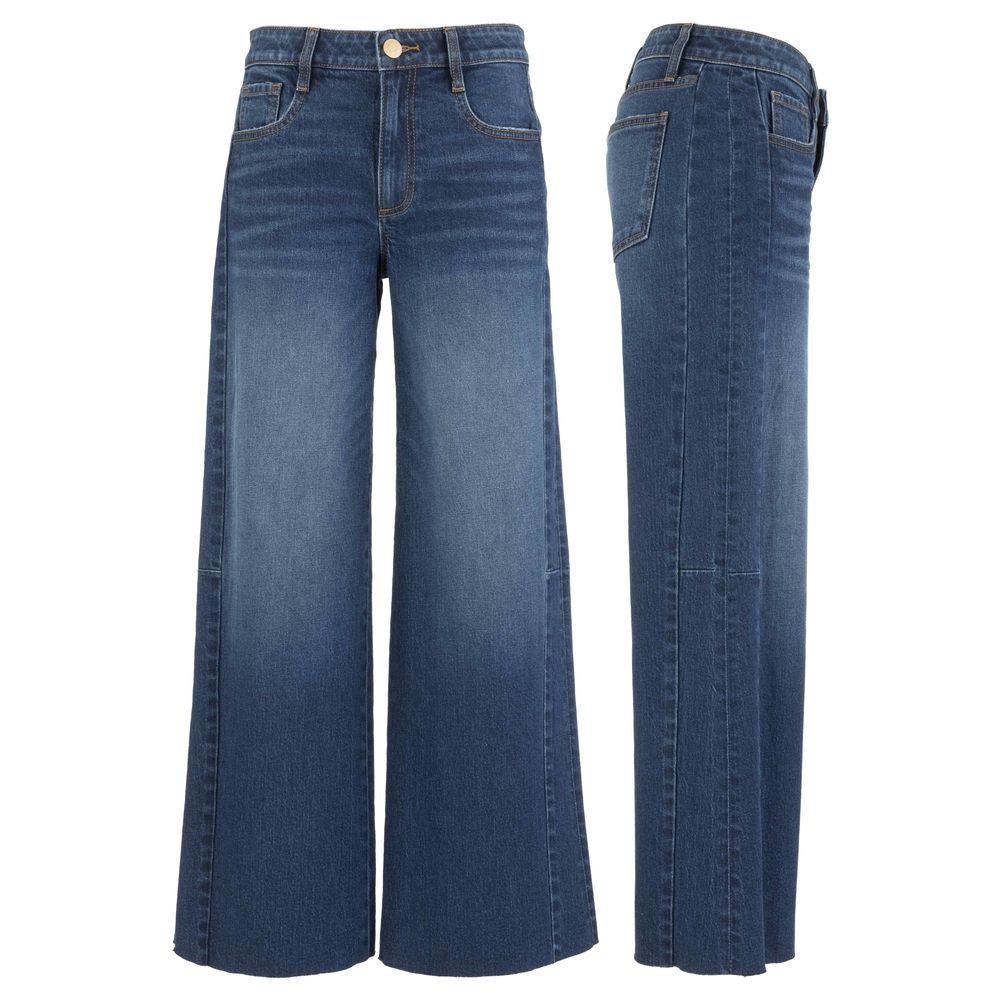 KUT Meg High Rise Wide Leg in Curator Wash