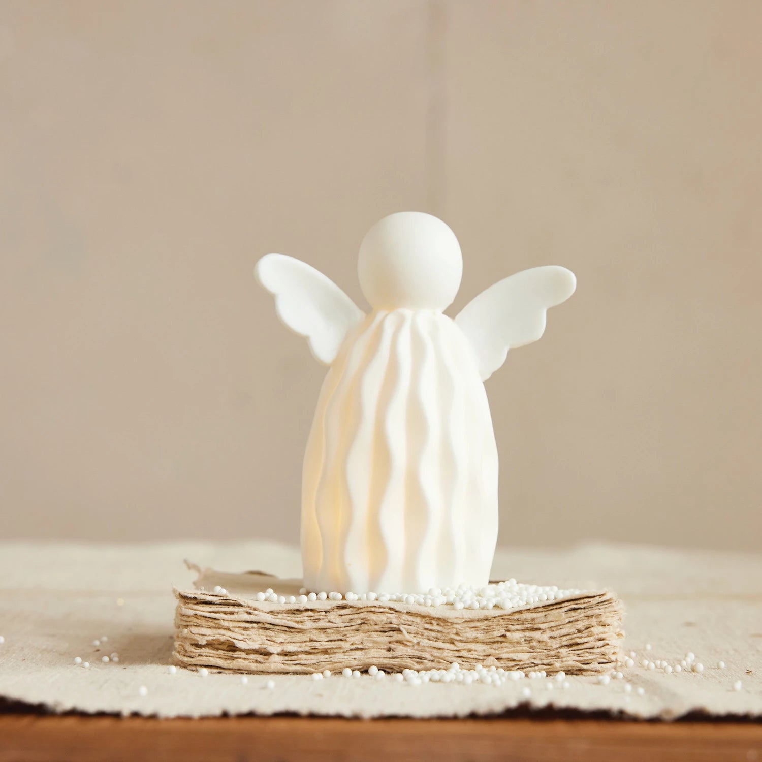 Angel with LED Light