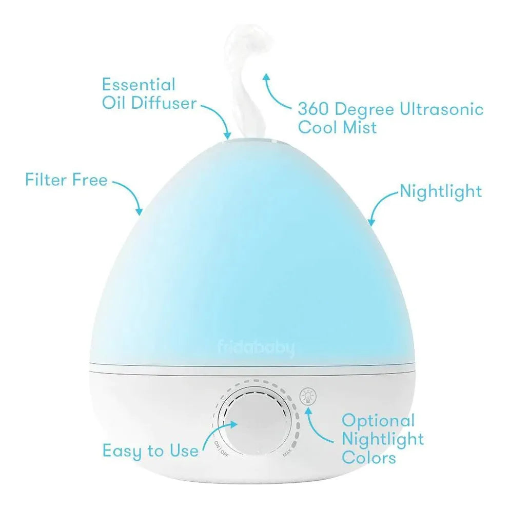3-in-1 Humidifier, Diffuser, Nightlight - Miles and Bishop