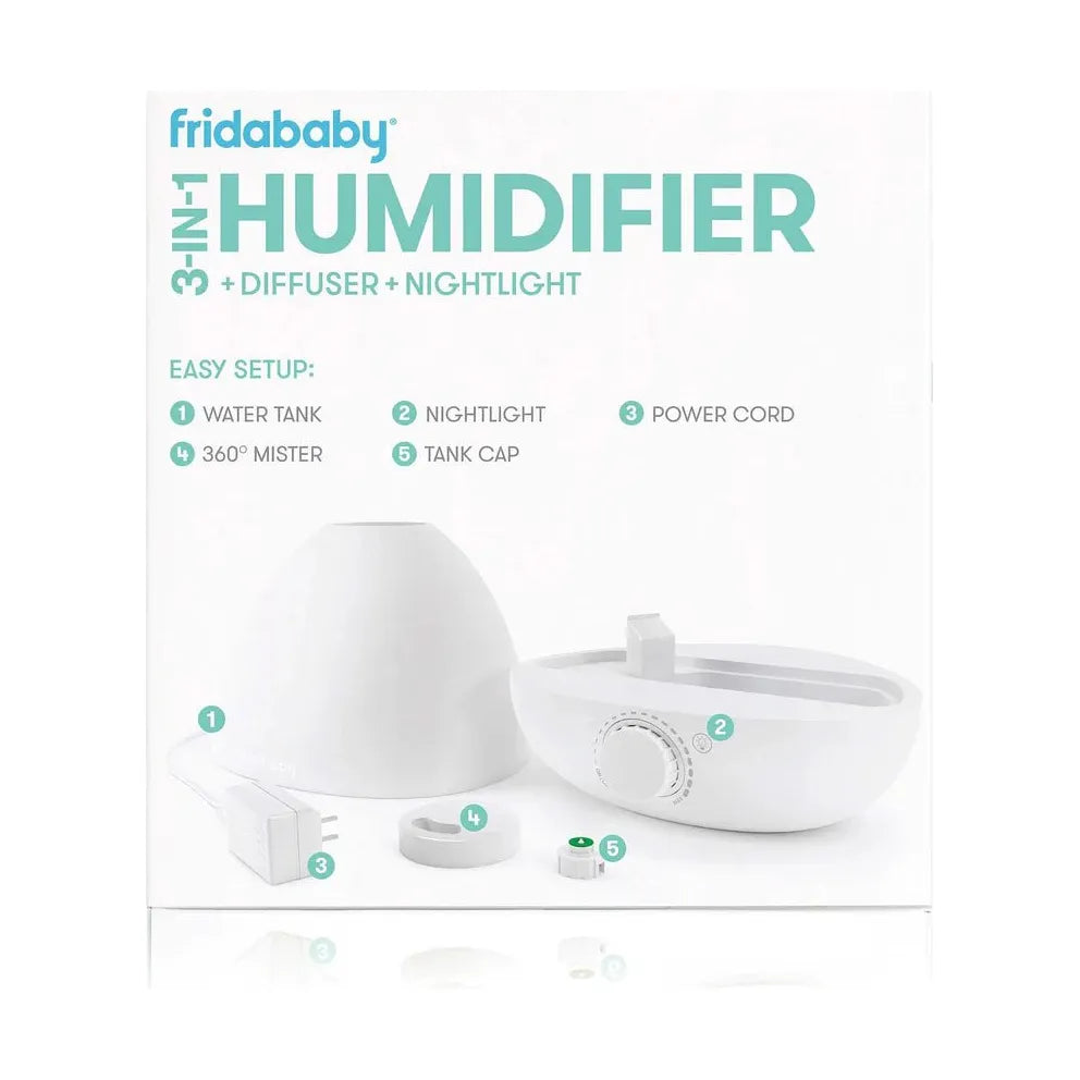 3-in-1 Humidifier, Diffuser, Nightlight
