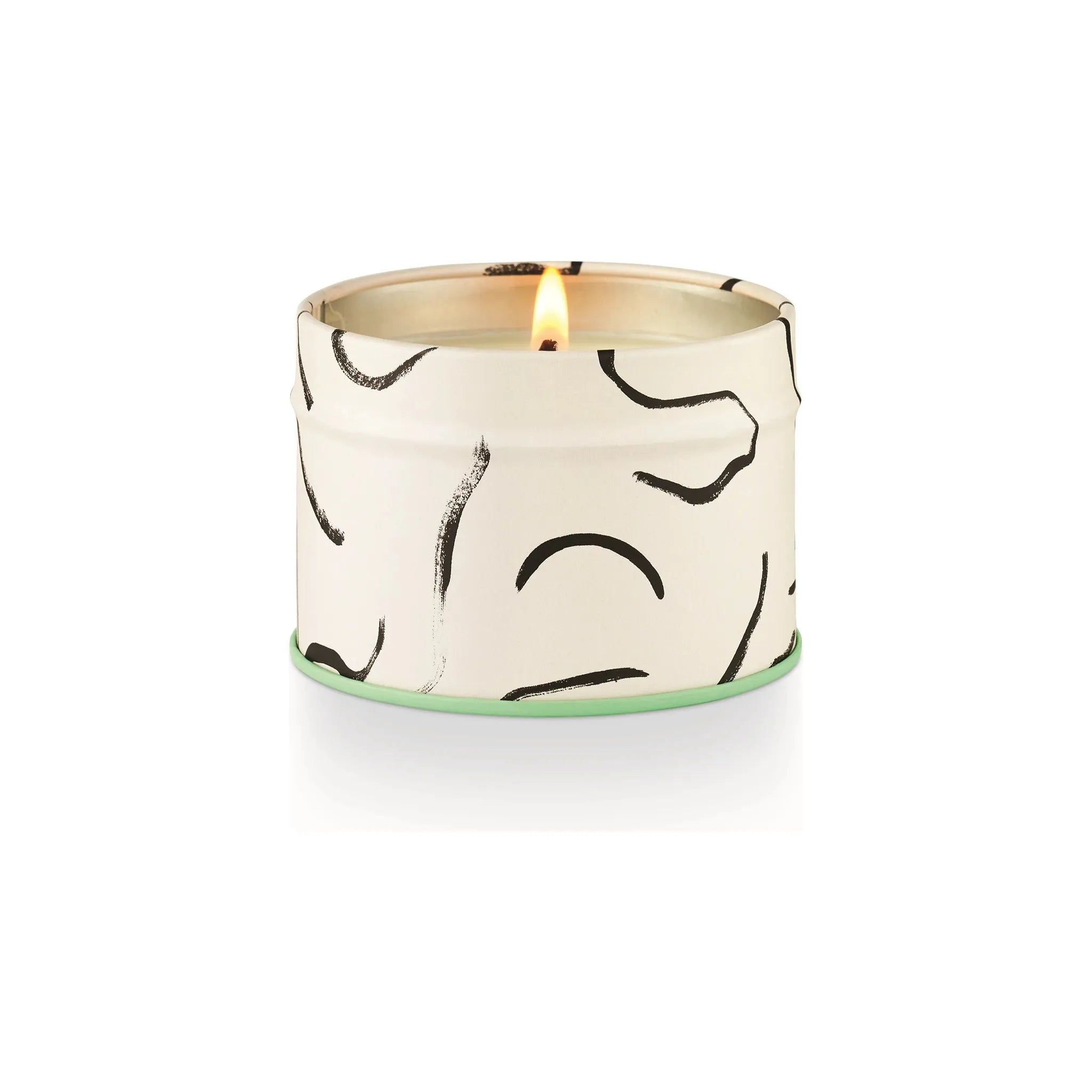 Coconut Milk Mango Small Fleur Tin Candle - Miles and Bishop