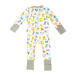 ABC Uni Bamboo Romper with Zipper - Miles and Bishop