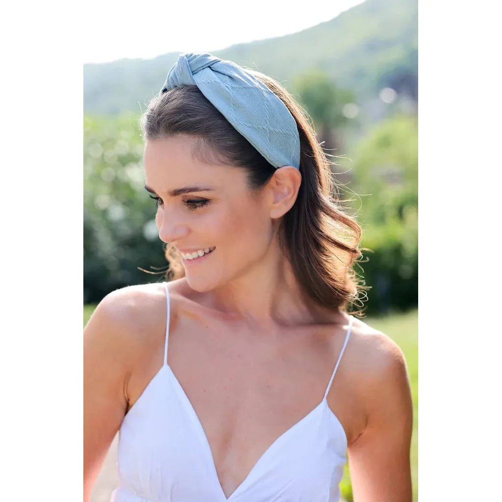 Ali Denim Headband - Miles and Bishop