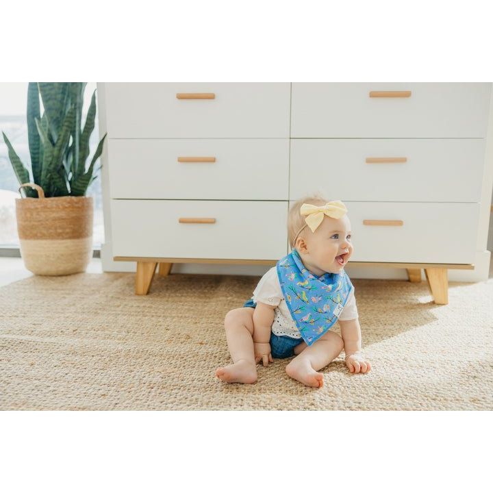 Birdie Bandana Bibs - Miles and Bishop