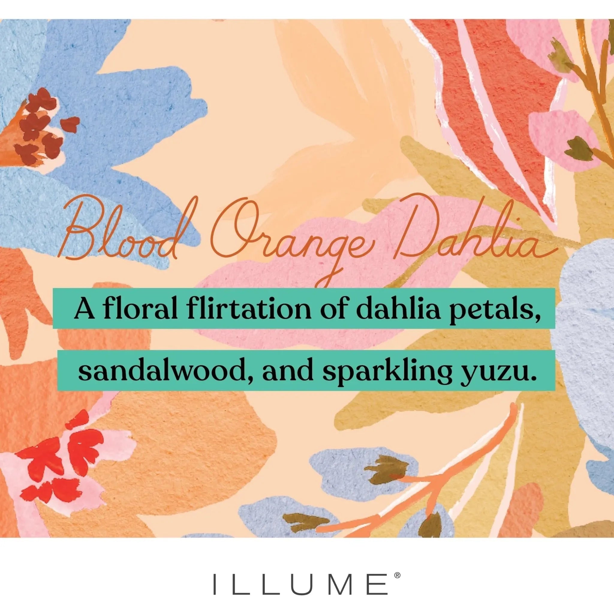 Blood Orange Dahlia Fleur Tin Candle - Miles and Bishop