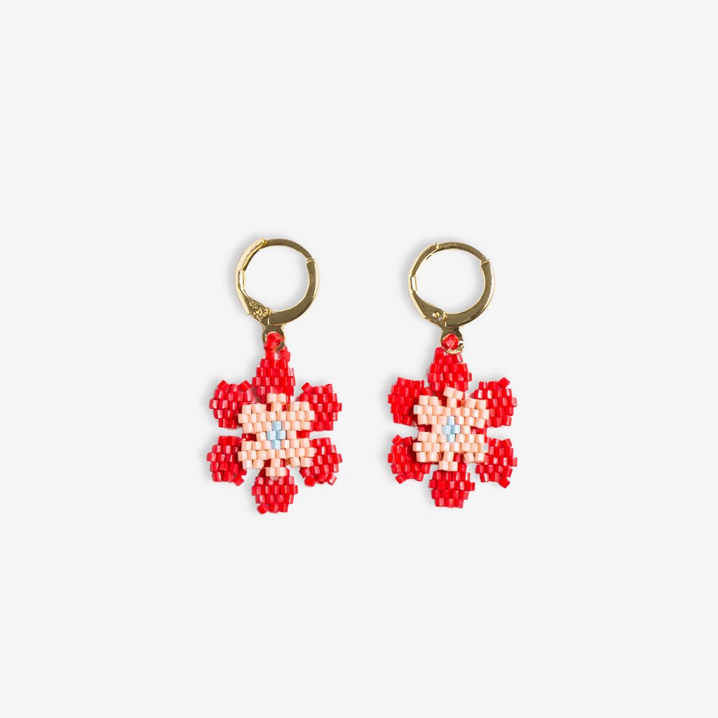 Blossom Double Layer Flower Earrings - Miles and Bishop
