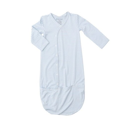 Blue Stripe Bundle Gown - Miles and Bishop