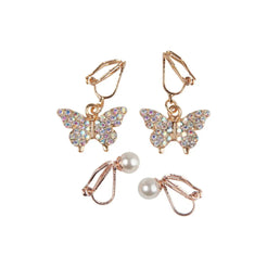 Boutique Butterfly Clip On Earrings - Miles and Bishop