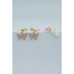 Boutique Butterfly Clip On Earrings - Miles and Bishop