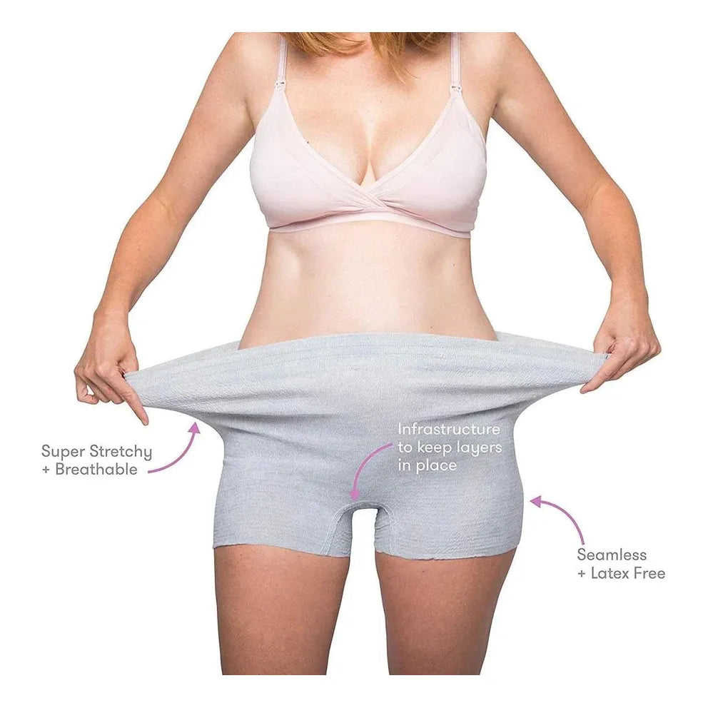 Boyshort Disposable Postpartum Underwear (8 Pack) - Miles and Bishop