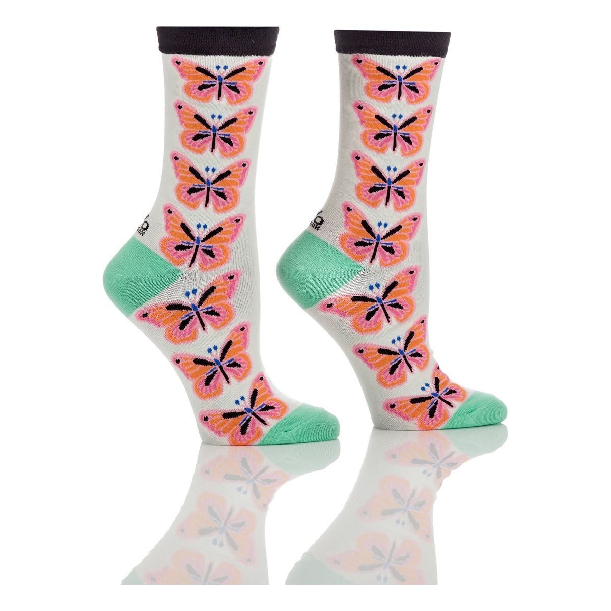 Butterfly Crew Socks - Miles and Bishop