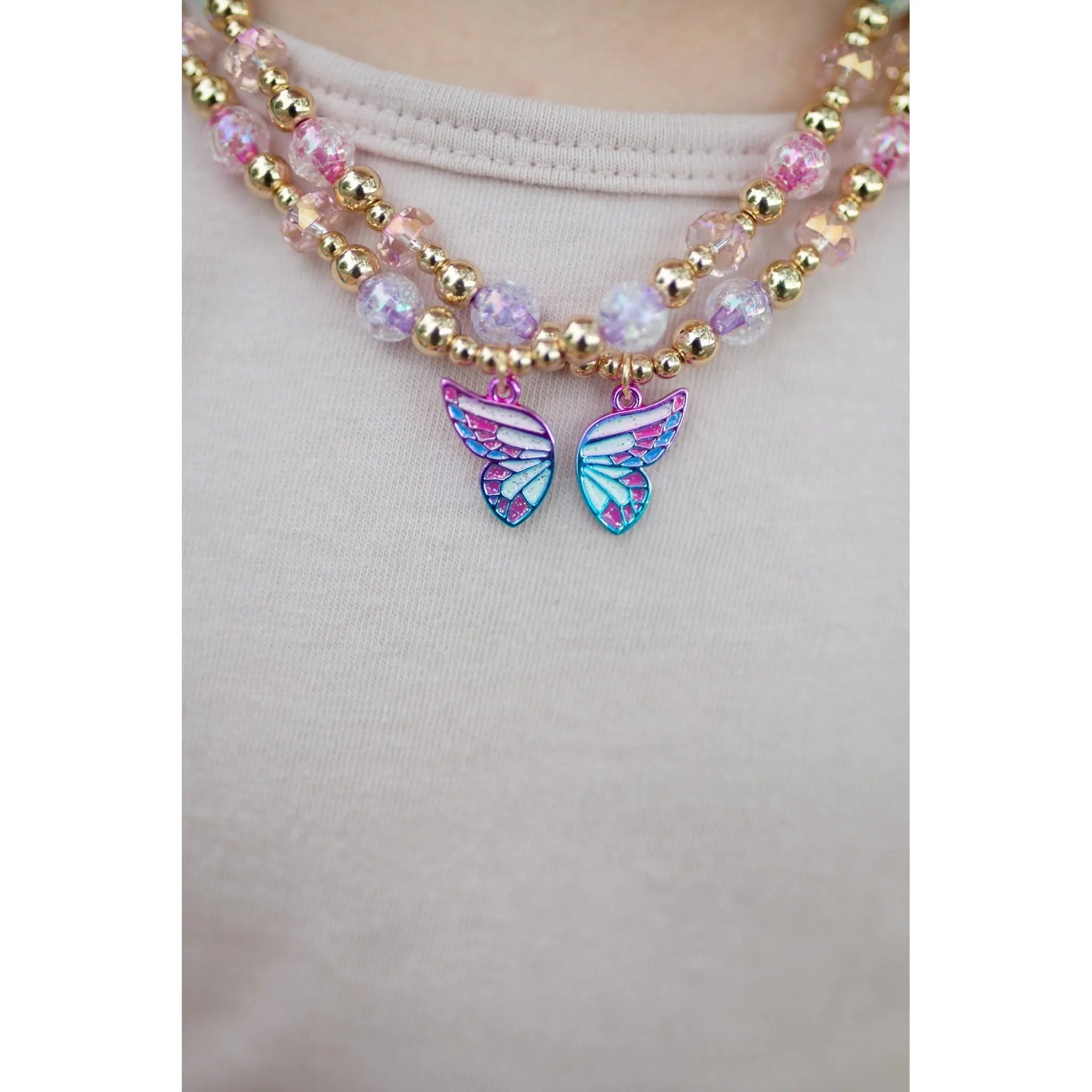 Butterfly Wishes BFF Necklaces - Miles and Bishop