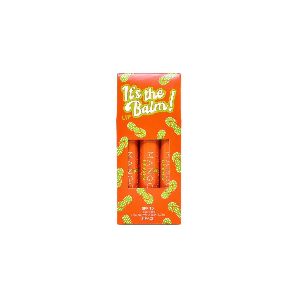 California Mango It's The Lip Balm Pack of 3 - Miles and Bishop