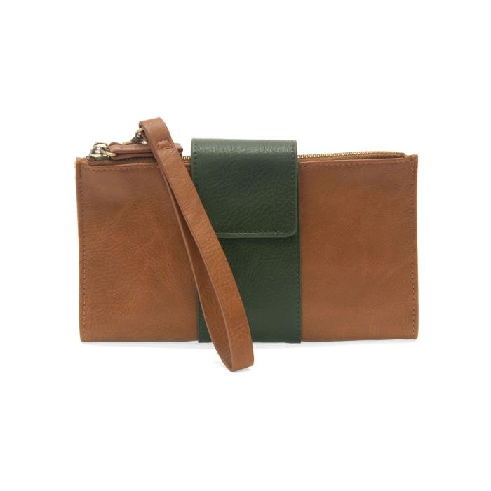 Camryn Chicory/Pine Wallet Crossbody - Miles and Bishop