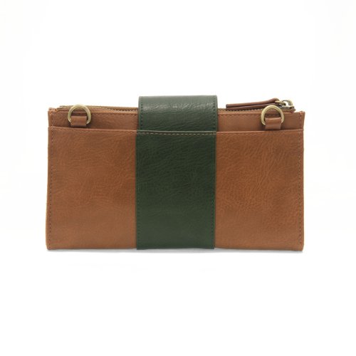 Camryn Chicory/Pine Wallet Crossbody - Miles and Bishop