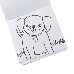 Carry Along Coloring Book Set | Pet Pals - Miles and Bishop