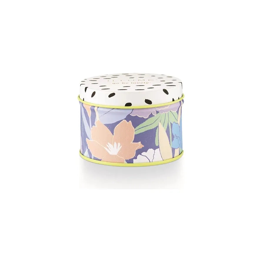 Citrus Crush Small Fleur Tin Candle - Miles and Bishop