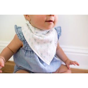 Claire Bandana Bib Set - Miles and Bishop