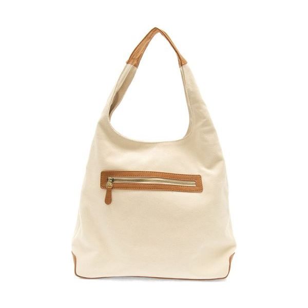 Cream April Canvas Hobo - Miles and Bishop