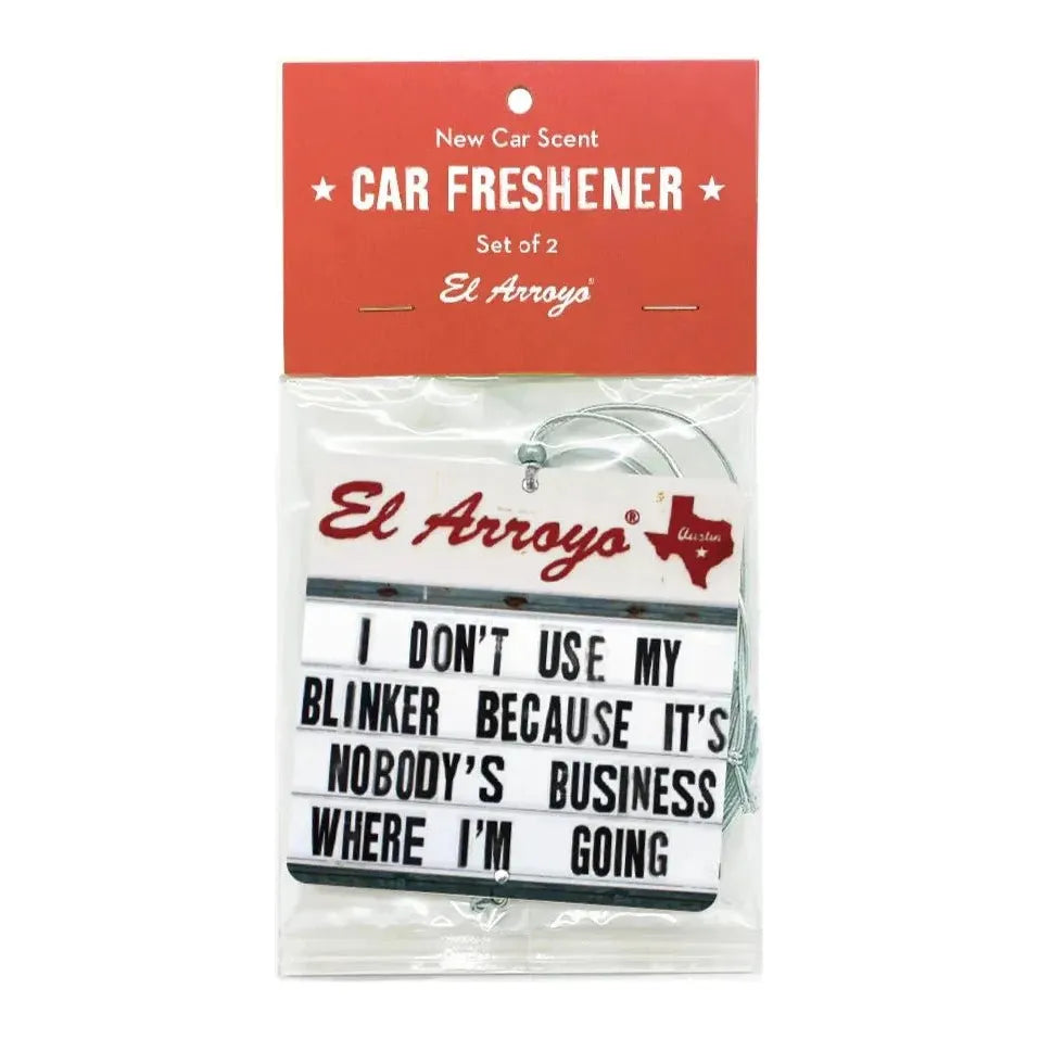 El Arroyo's Car Air Fresheners - Miles and Bishop