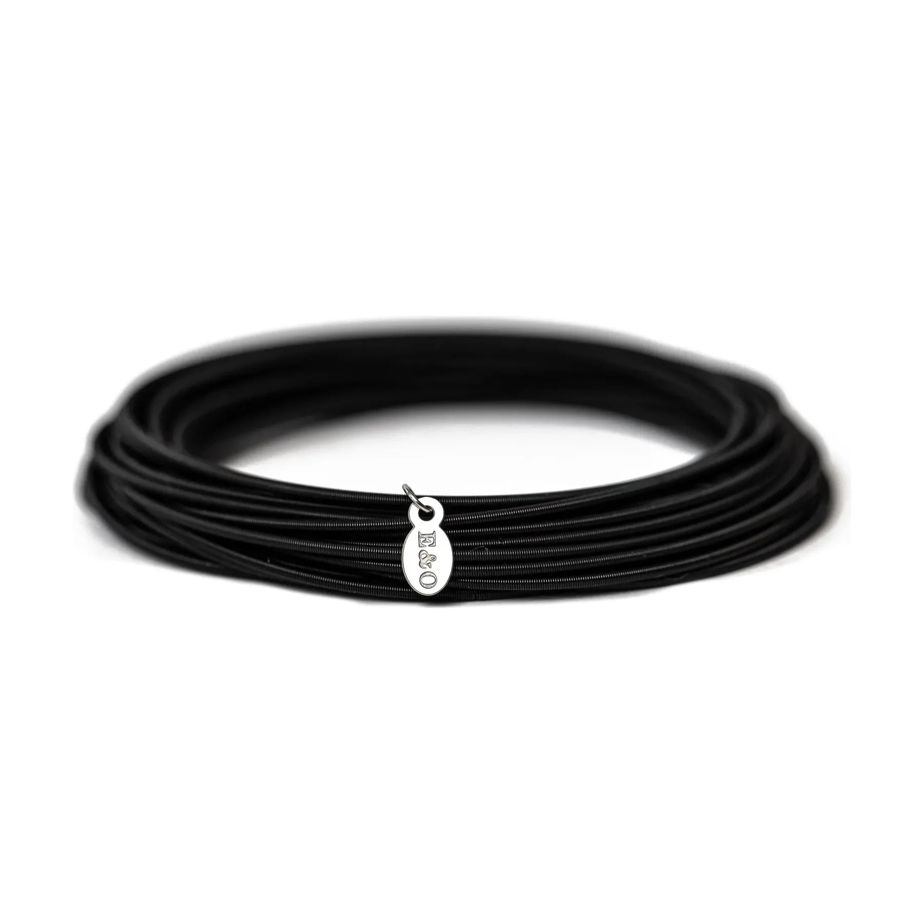 E&O Matte Black Dia Bracelets 7" | Set of 10 - Miles and Bishop