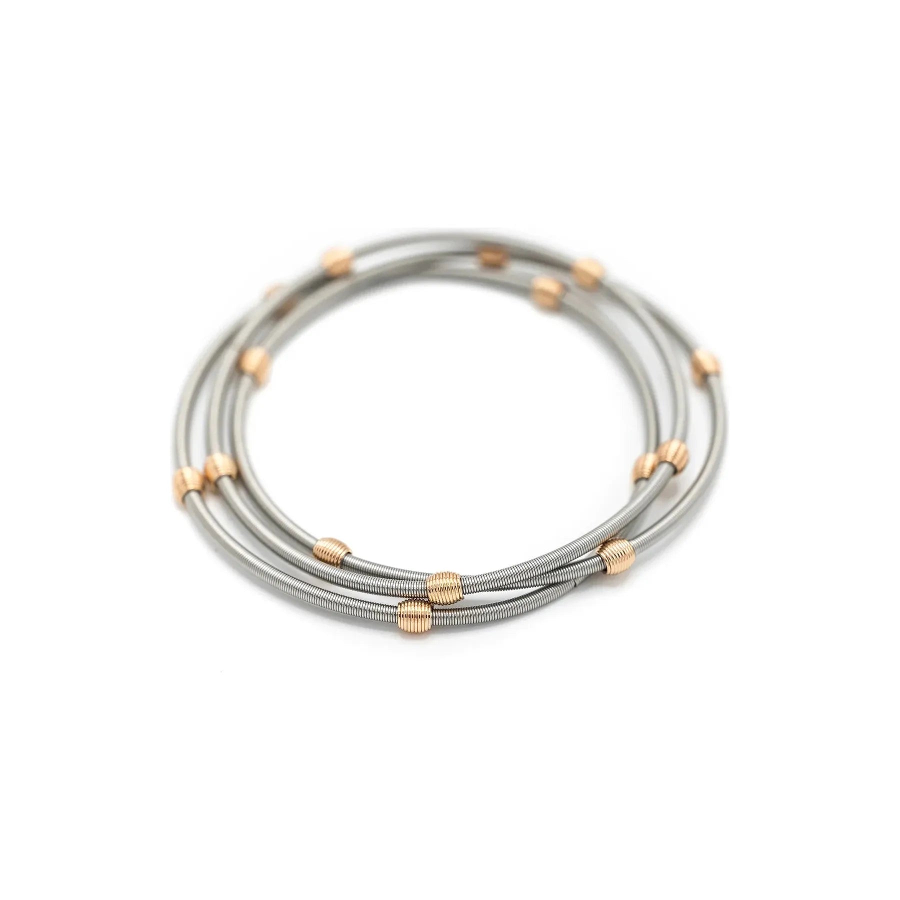 E&O Stainless Steel Beaded Dia® Bracelets - Miles and Bishop