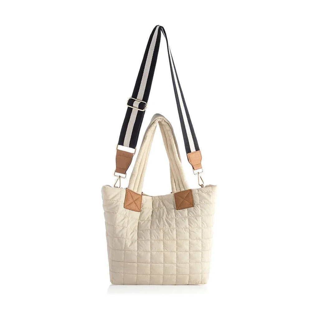 Ezra Tote in Ivory - Miles and Bishop