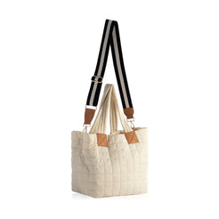 Ezra Tote in Ivory - Miles and Bishop