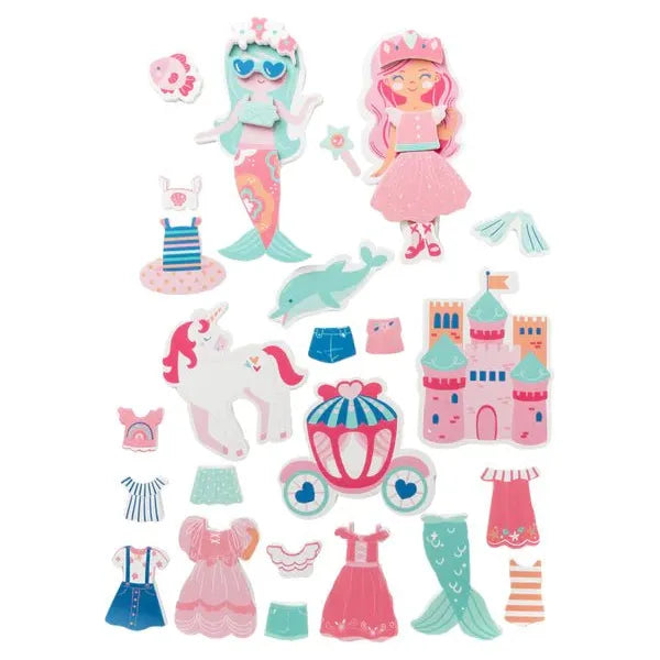 Girl/Mermaid Dress Up Bath Toy - Miles and Bishop