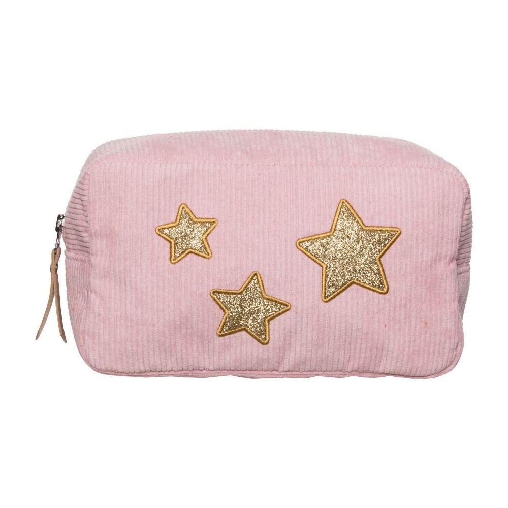 Gold Star Corduroy Cosmetic Bag - Miles and Bishop