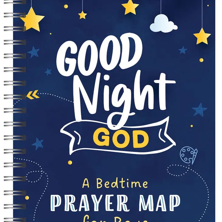 Good Night God, Prayer Map for Boys - Miles and Bishop