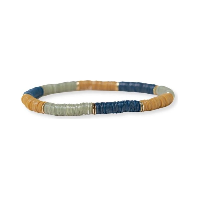 Grace 3 Color Block Sequin Stretch Bracelet - Miles and Bishop