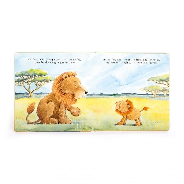 Jellycat The Very Brave Lion Book - Miles and Bishop
